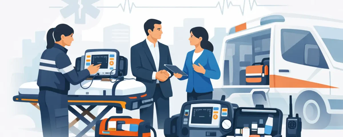 EMS Equipment Setup Support That Sells
