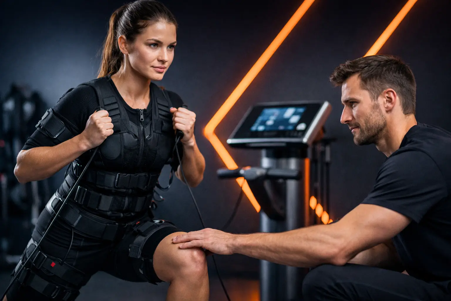 Elettrostimolazione, Esercizio EMS, Attivazione muscolare