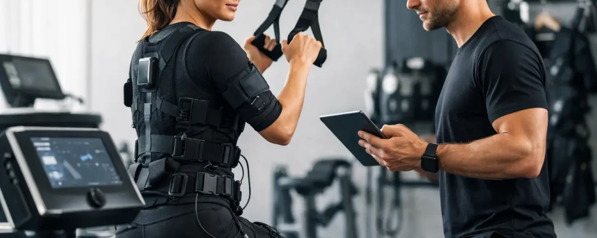 Anmeldelse af trådløs EMS-dragt til fitnessoperatører