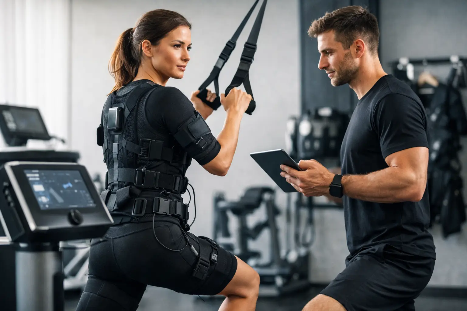 Recenzja bezprzewodowego kombinezonu EMS dla operatorów fitness